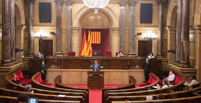 JxCat sube y casi empataría con ERC en las catalanas, según un sondeo de la Generalitat