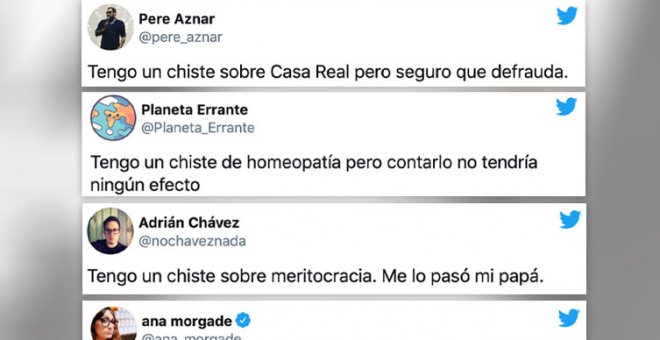 "Tengo un chiste pero...": los mejores tuits sobre el meme de moda