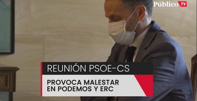 La reunión entre PSOE y Cs provoca malestar en Podemos y ERC