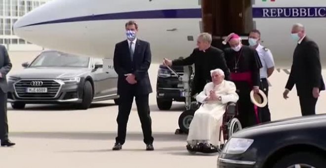 Un herpes amenaza la frágil salud del papa emérito Benedicto XVI