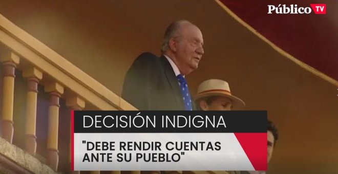 Irene Montero: "La huida del rey emérito es una decisión indigna avalada por la Casa Real"