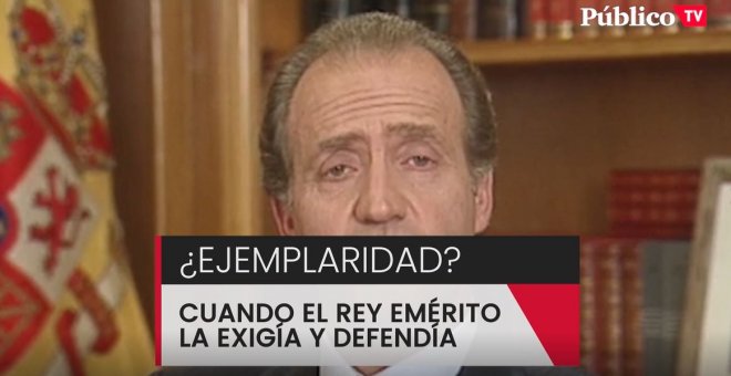 Juan Carlos I:  "La justicia es igual para todos"