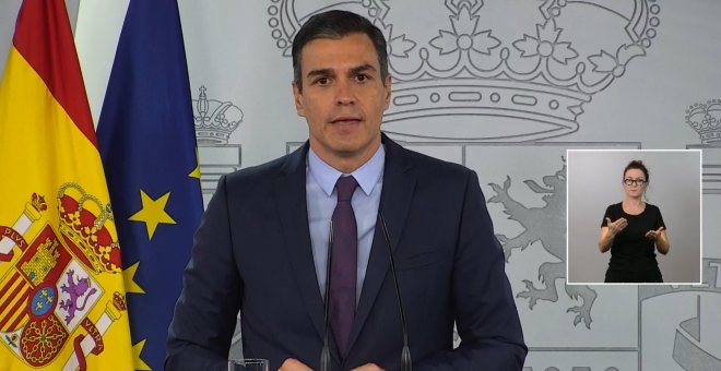 Sánchez anuncia medidas para reactivar la economía, que superará la crisis en 2023