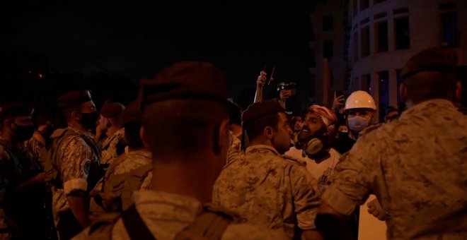 Aumenta la tensión en Beirut con una protesta que pide la dimisión del Gobierno