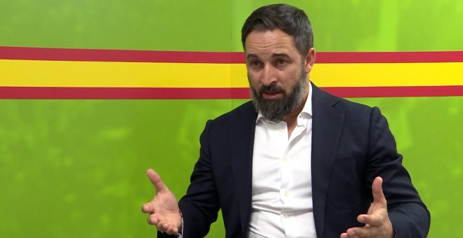 Abascal cree que Sánchez "no tiene escrúpulos" y está "dispuesto a todo"