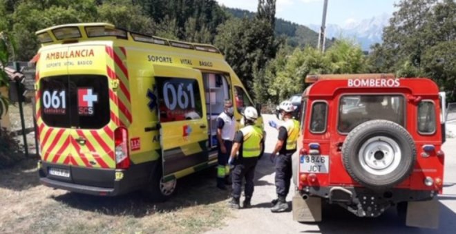 Evacuada una mujer tras sufrir una caída cuando hacía la ruta de la Braña de los Tejos, en Liébana