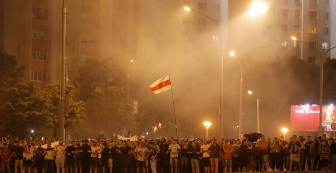 Decenas de detenidos en una nueva jornada de protestas en Bielorrusia tras la victoria de Alexandr Lujashenko