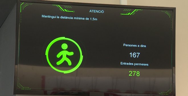 Instalan cámaras en los mercados de Barcelona para controlar el aforo