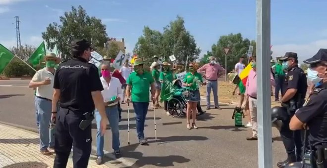 Concentración de agricultores en Mérida por los bajos precios