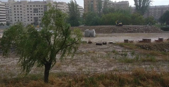 Las tormentas llega a Logroño