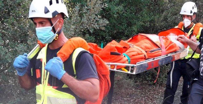 Evacuada una senderista de una ruta en Lebeña tras sufrir un desmayo