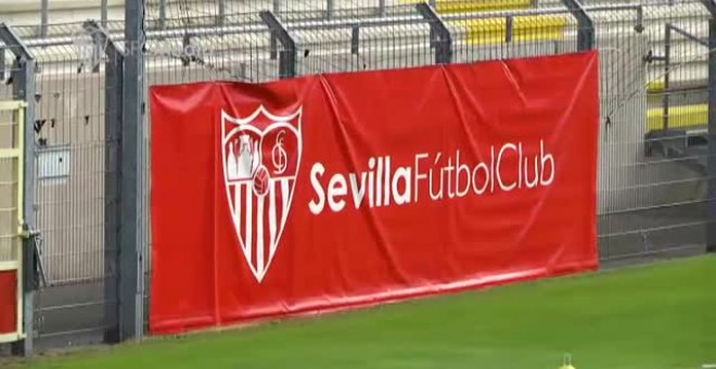 El Sevilla entrena en Düsseldorf
