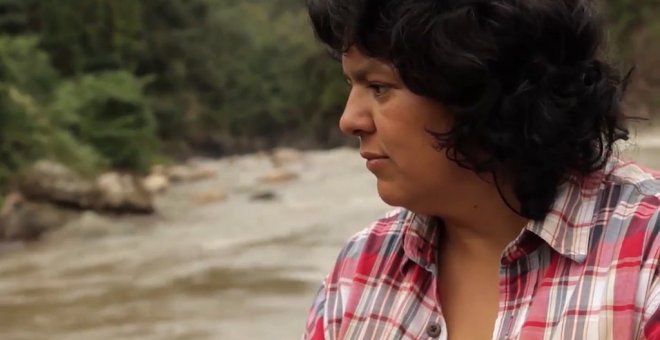 Exigen justicia en el homenaje a la ambientalista Berta Cáceres