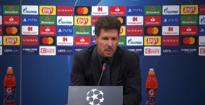 Simeone: "La sensación es de amargura pero sé que dieron todo"