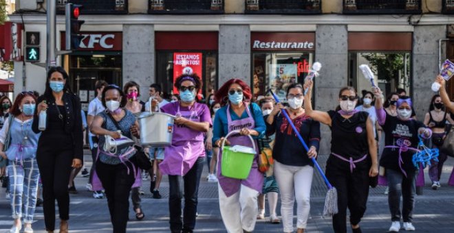 Una de cada tres trabajadoras del hogar en España es pobre, según Oxfam Intermón