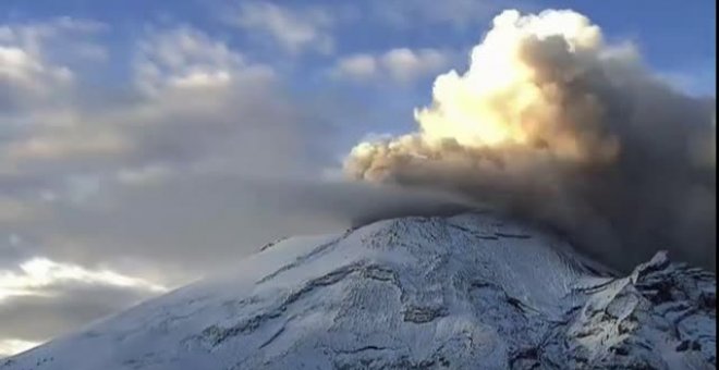 El volcán Popocatépetl registra hasta 36 erupciones en las últimas 48 horas