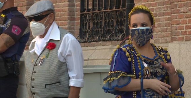 Madrid acoge los actos de La Paloma sin ofrenda floral ni procesión