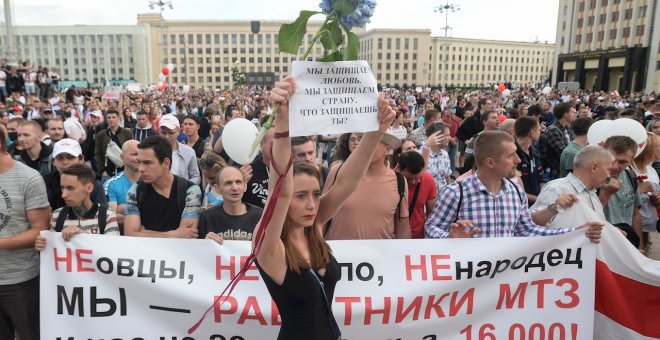 Denuncias de fraude electoral, más de 6.000 detenidos, dos muertos: una semana de protestas en Bielorrusia