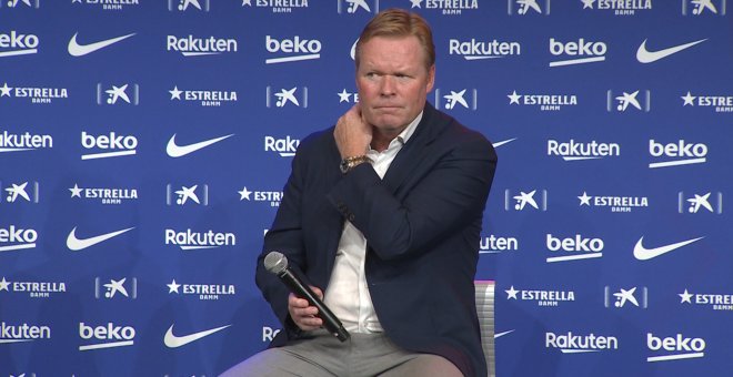 Ronald Koeman announced as new coach of Barcelona