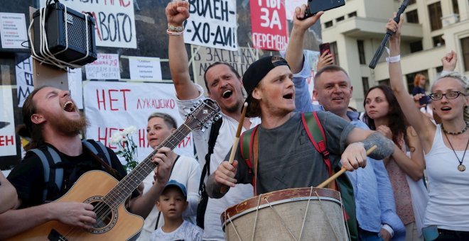El presidente de Bielorrusia ordena a la Polícia poner fin a las protestas en contra de su reelección