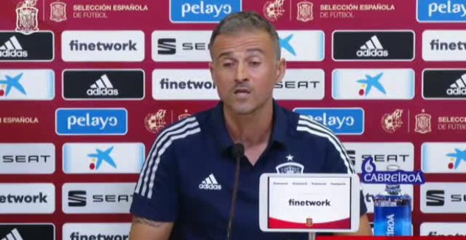 Luis Enrique: "No miro ni la edad, ni los números, ni el equipo para convocar"