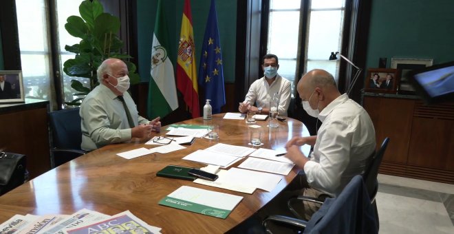 Moreno se reúne con Aguirre e Imbroda