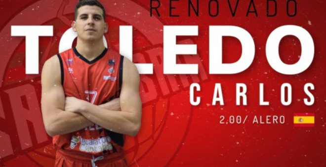 Carlos Toledo, última renovación del Grupo AlegA Cantabria para la temporada 2020/21