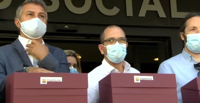 Comienza la recogida de firmas para la moción de censura contra Bartomeu