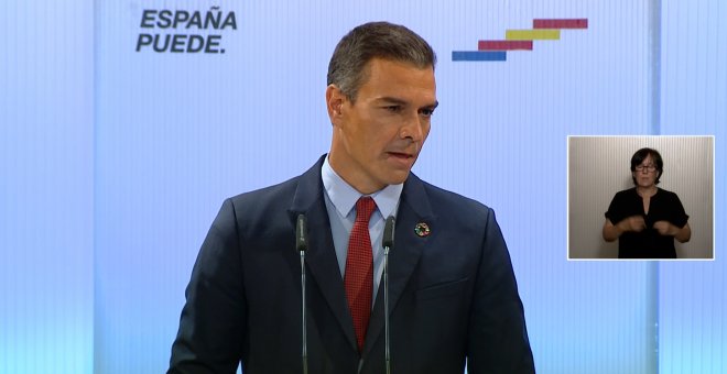 Sánchez: "La primera condición para superar este drama es la unidad"