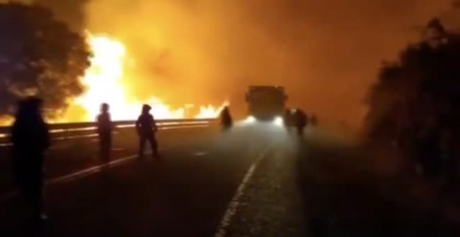 Estabilizado el incendio que durante cinco días ha arrasado la sierra de Aracena en Huelva