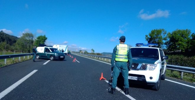 La Guardia Civil de Tráfico formuló 4.618 denuncias en Cantabria durante el estado de alarma