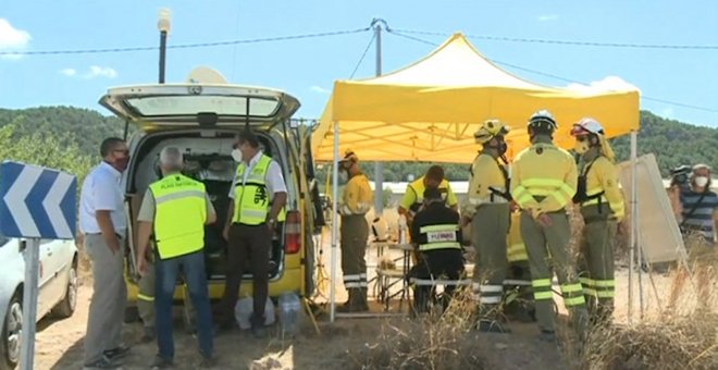 Estabilizado el incendio en la Sierra de la Silla (Murcia)