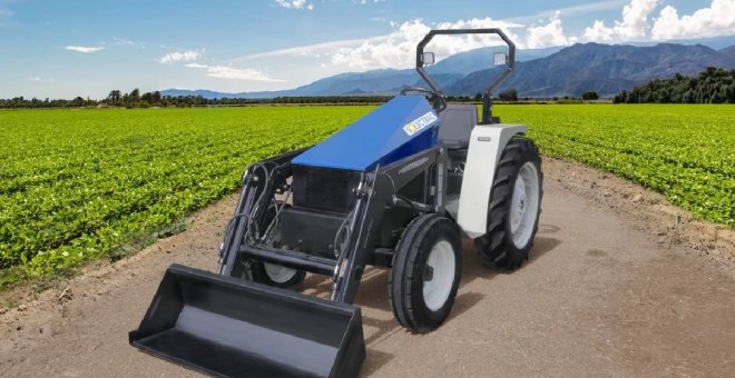 El eUtility es el tractor eléctrico de Solectrac que está llamado a relevar al diésel