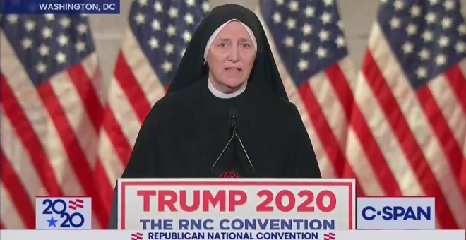 La monja que 'canonizó' a Donald Trump