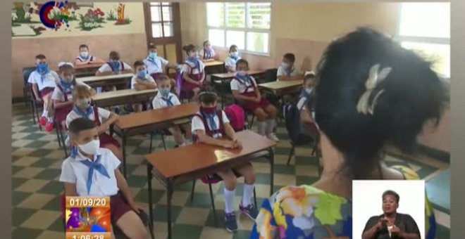 Cuba abre las puertas de la gran mayoría de sus escuelas