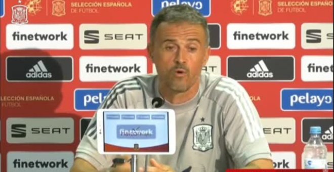 Luis Enrique: "No vamos a salir a especular ante Alemania"