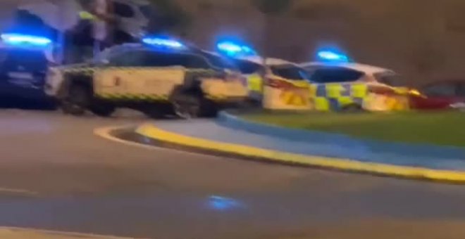 Herido grave un policía tras ser embestido por un todoterreno cargado de hachís en Algeciras