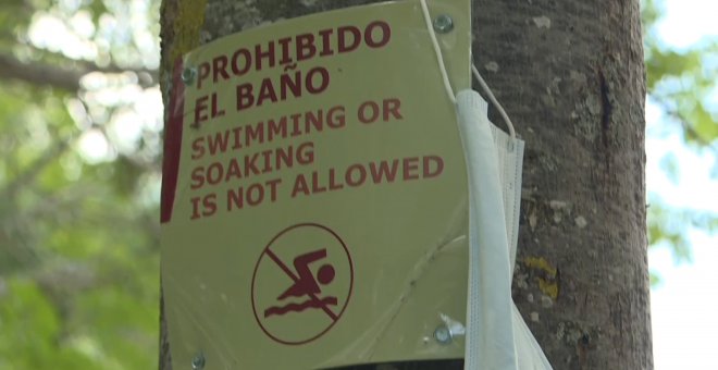 Rascafría vive un verano diferente por la prohibición del baño en Las Presillas