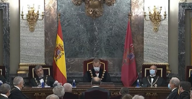 El Rey Felipe VI preside el acto de apertura del Año Judicial