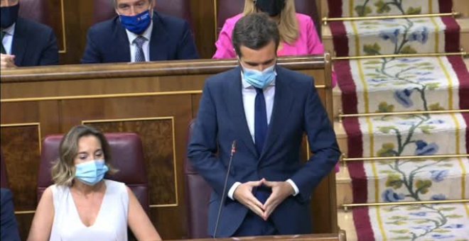 Casado a Sánchez: "No nos pida arrimar el hombro para salvarse"