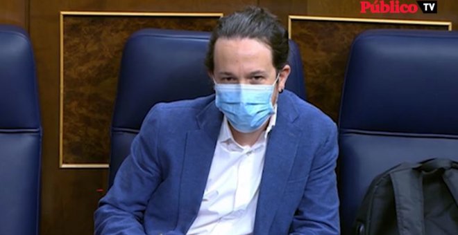 Rifirrafe en el Congreso entre Pablo Iglesias y Teodoro García Egea