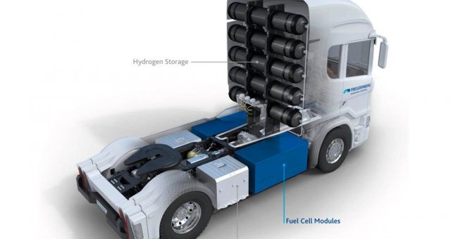 Estos camiones de hidrógeno de 40 toneladas aseguran una fiabilidad de 35.000 horas