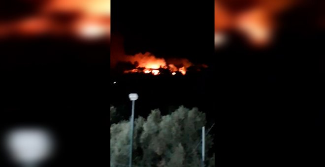 Declarado un nuevo incendio en el campamento de refugiados griego de Moria