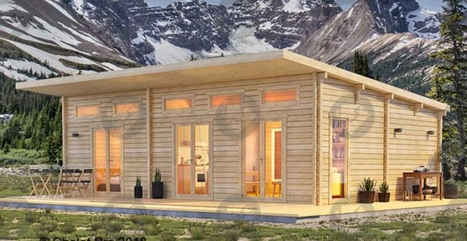 ¿Nos vamos a vivir a una casa de madera?