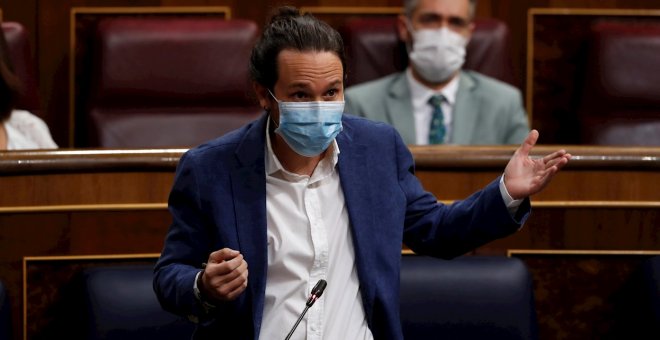 Iglesias, a Vox: "Mientras el PP siga en la foto de Colón, le auguro Gobierno 'socialcomunista' para muchos lustros"