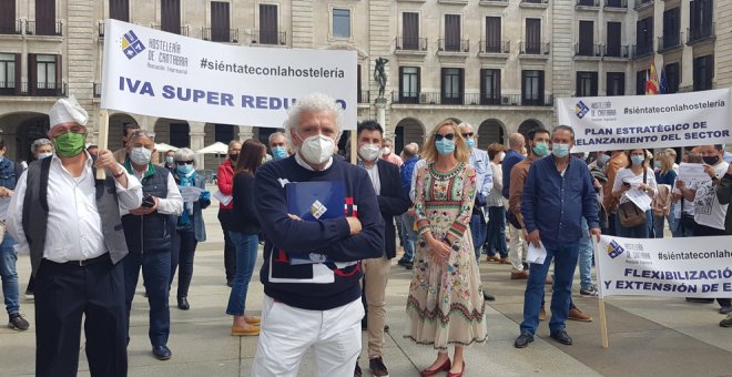 Los hosteleros cántabros se manifestarán el día 16 en Santander para reclamar ayudas y "respeto"