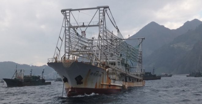 El secreto mortal de la flota pesquera ilegal china