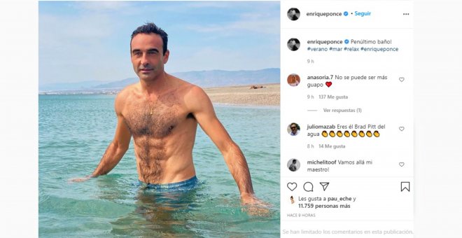 Enrique Ponce y Ana Soria reaparecen en redes para compartir su "penúltimo baño"