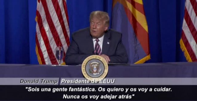 Trump se lanza a la búsqueda del voto latino tras un nuevo incidente de brutalidad policial