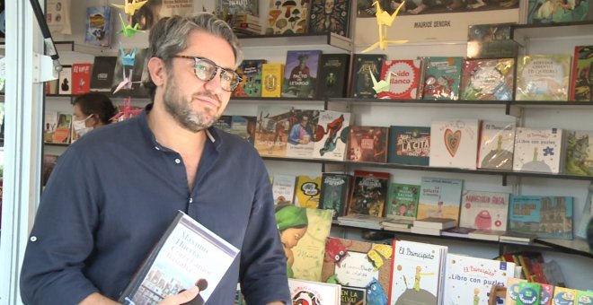 Máximo Huerta en la Feria del Libro de Badajoz